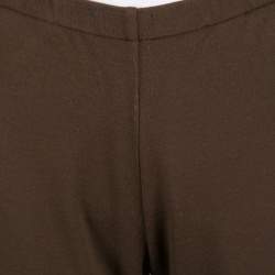 Missoni Brown Elasticized Waist Wide Leg Pants M