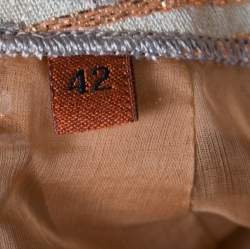 مملوكة مسبقًا Missoni Multicolor Lurex Jacquard Knit Mini Skirt M