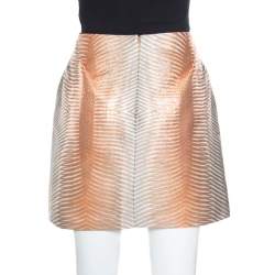 مملوكة مسبقًا Missoni Multicolor Lurex Jacquard Knit Mini Skirt M