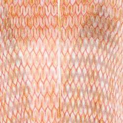 Missoni Multicolor Patterned Jacquard Knit Button Front Kaftan M