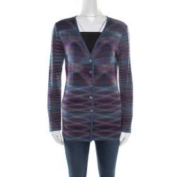 marled button front cardigan
