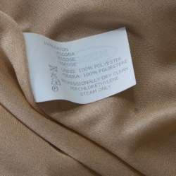 Pre Owned Missoni Multicolor Printed Jersey Plunge Neck Long Sleeve Dress S