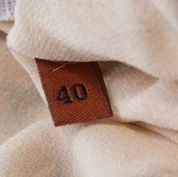 Pre Owned Missoni Multicolor Perforated Knit Sleeveless Dress S