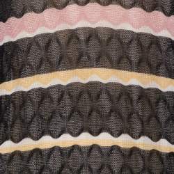 Pre Owned Missoni Striped Knit Dress S