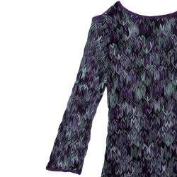 Pre Owned Missoni Empire Waist Scoop Back Dress S