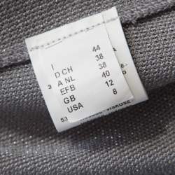 Pre Owned M Missoni Grey Knit Cardigan and Sleeveless Top Set M