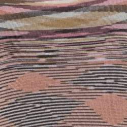 Pre Owned Missoni Multicolor Striped Cashmere & Silk Blend Long Sleeve Sweater XL