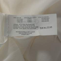 Pre Owned Missoni Multicolor Chevron Pattern Metallic Crochet Knit Maxi Skirt M