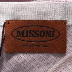 Missoni Pink and Black Knit Sleeveless Dress M