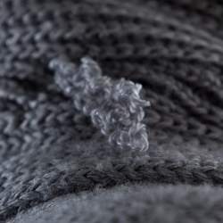 Pre Owned Missoni Grey Lurex Wool Knit Open Front Cardigan M