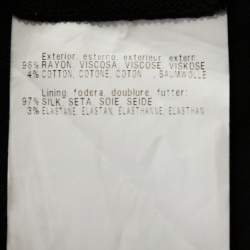 Pre Owned Missoni Black Ombre Zig Zag Knit Strapless Maxi Dress & Top Set M