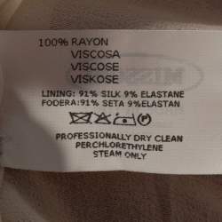 Pre Owned Missoni Red & White Sequin Embellished Knit Maxi Dress M