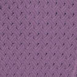 Pre Owned Missoni Purple Wool Blend Perforated Knit Long Sleeve Dress S