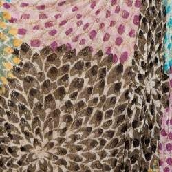 Pre Owned Missoni Multicolor Lurex Knit Draped Maxi Skirt M