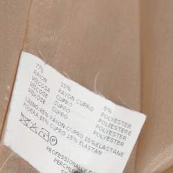 Pre Owned Missoni Multicolor Lurex Knit Draped Maxi Skirt M