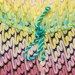 Pre Owned Missoni Mare Multicolor Knit Halter Cover-Up Jumpsuit S