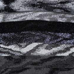 Pre Owned Missoni Monochrome Lurex Knit Sleeveless Maxi Dress S