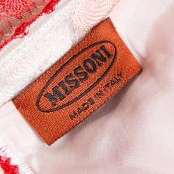 Missoni Pink Chevron Pattern Knit Dress 10 Yrs 
