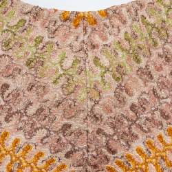 Missoni Multicolor Crocheted Knit Straight Leg Trousers S
