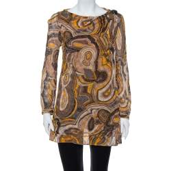Missoni Multicolor Lurex Knit Bead Embellished Tunic M