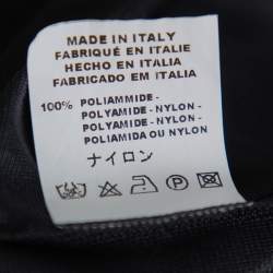 مملوكة مسبقًا M Missoni Black Perforated Wool Knit Sheath Dress S