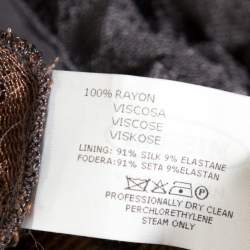 Pre Owned Missoni Multicolor Knit Strapless Shift Dress S