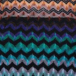 Pre Owned Missoni Multicolor Chevron Patterned Knit Sleeveless Top S
