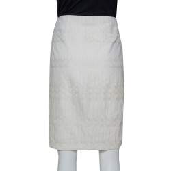 Missoni Cream Lace Mini Skirt M