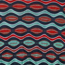 Pre Owned M Missoni Multicolor Wave Knit Maxi Skirt M