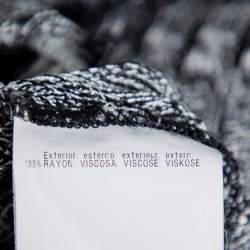 Pre Owned Missoni Monochrome Knit Top L