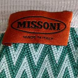 Pre Owned Missoni Multicolor Patterned Knit Cami Top S