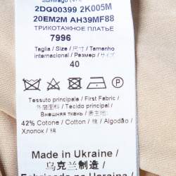 مملوكة مسبقًا  M Missoni Collection Multicolor Zig Zag Pattern Lurex Knit Maxi Dress S