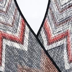 Pre Owned Missoni Multicolor Wool Knit Poncho (One Size)