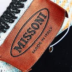 Pre Owned Missoni Multicolor Wool Knit Poncho (One Size)