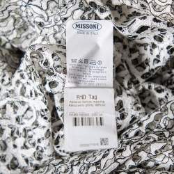 Pre Owned Missoni Green Ombre Lace Maxi Dress M