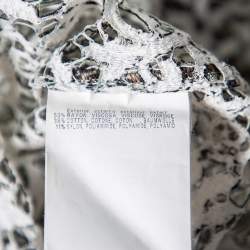 Pre Owned Missoni Green Ombre Lace Maxi Dress M