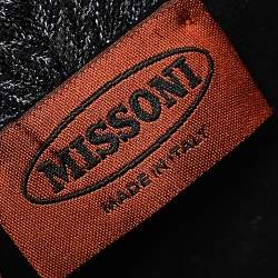 Pre Owned Missoni Multicolor Patterned Lurex Knit Maxi Dress M