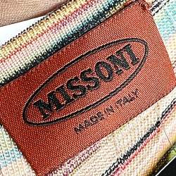 Pre Owned Missoni Multicolor Striped Wool Knit V-Neck Top S