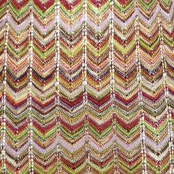 Pre Owned Missoni Multicolored Knit Sleeveless Short Shift Dress M