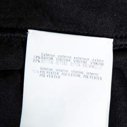 Pre Owned Missoni Black Knit Contrast Trim Detailed Cardigan L