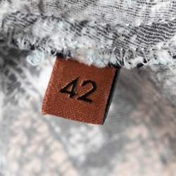 Pre Owned Missoni Multicolored Chevron Paneled Knit Sleeveless Bodycon Dress M