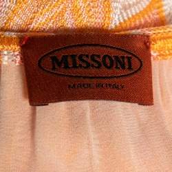 Pre Owned Missoni Multicolor Patterned Knit Shift Dress S