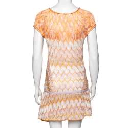 Pre Owned Missoni Multicolor Patterned Knit Shift Dress S