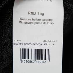 Pre Owned Missoni Black Textured Knit Set Suit M