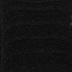 Pre Owned Missoni Black Lurex Crochet Knit Maxi Dress M