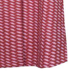 Pre Owned Missoni Red Tweed Long Coat M