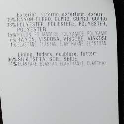 Pre Owned Missoni Multicolor Metallic Lurex Knit Ruffle Tiered Maxi Dress M