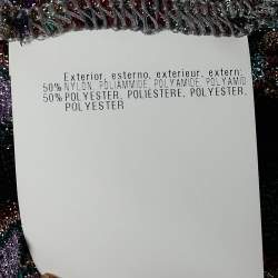 Pre Owned Missoni Multicolor Metallic Lurex Knit Sleeveless Dress M