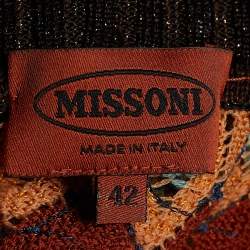 Pre Owned Missoni Multicolor Wool Sequined Sweater M