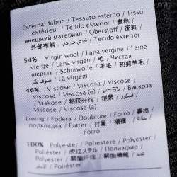 Pre Owned Missoni Black Knit Wide Leg Pants S